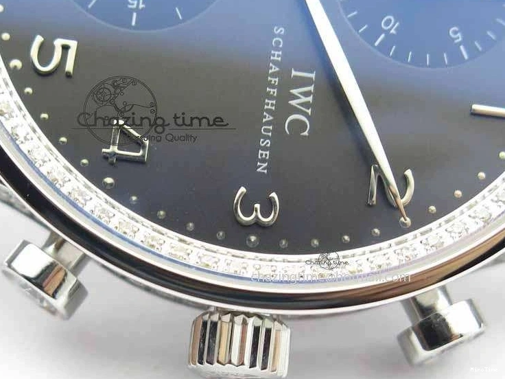 MIROTIME 0312 Unique Portuguese IW3714 Diam ZF V2 1:1 Best Edition Gray Dial On Brown Leather Strap A79350 (Slim Movement) 7250